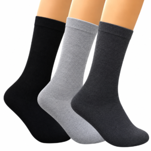 Long Crew Socks | Formal & Casual Wear | Thin | Super Combed Cotton - Pack of 3 | 9003