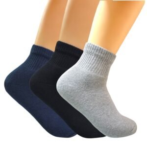 Ankle Socks | Sports | Super Combed Cotton - Pack of 3 | Thick | Sports | 7001