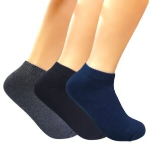 Snicker Socks | Low Cut Socks | Thick | Sports | Super Combed Cotton - Pack of 3 | 7001