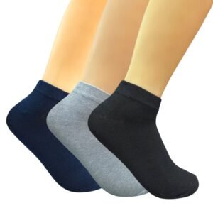 Low Cut Socks | Snicker, Formal & Casual Wear | Thin | Super Combed Cotton - Pack of 3 | 9001