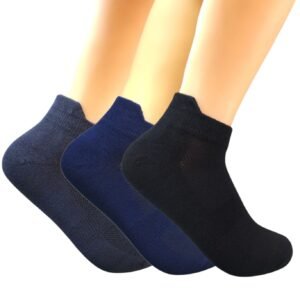 Ankle Bamboo Socks | Non Terry Socks/Thin Socks | 3 Pair Combo | Meritocracy